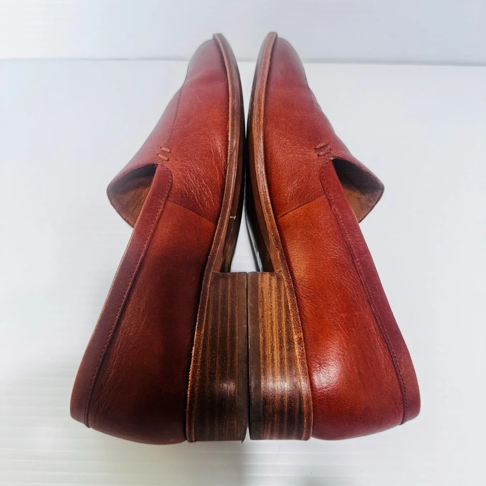 Madewell Frances Brown Leather Loafers Size 7 1/2 - Picture 11 of 14